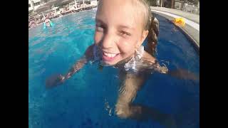 Flips and handstands in the pool travel sensatori holiday egypt [upl. by Stout]