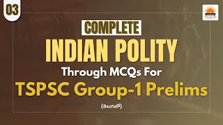 Complete Indian Polity through MCQs for TSPSC Group1 Prelims Preamble  TSPSC [upl. by Hanshaw507]