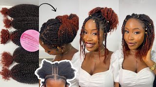 How to Mini twist on short natural hair  Quick Hack EXPOSED  FT QVR hair [upl. by Sidnak]