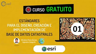 🌎 Curso ¡GRATIS Diseño de Base de Datos Catastrales 01  CAEG [upl. by Ieppet]