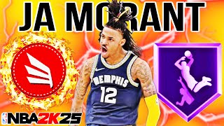 NBA 2K25 NEXT GEN  I FOUND THE BEST JA MORANT BUILD HOF POSTERIZER MUST WATCH [upl. by Llerahc]