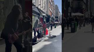 Grafton street Dublin Ireland  Amazing Busker [upl. by Ranger]