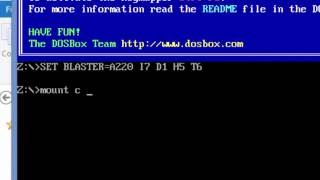 DosBOX  how to install it on windows 788110 and mount a drive [upl. by Zara382]