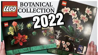 LEGO Orchid and Succulents LEAK  LEGO Botanical Collection 2022  10309 amp 10311 [upl. by Candida659]