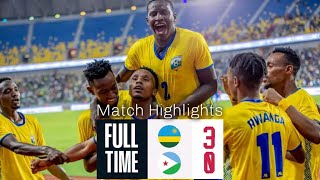 Amavubi Full Time Rwanda🇷🇼30 Djibouti🇩🇯 Amahoro Stadium CAF CHAN Q [upl. by Urina]