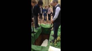 Natural Burial with Leafcocoon a shroud alternative to a coffin [upl. by Annavaig]