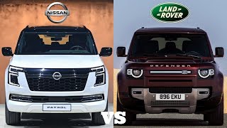 2025 Nissan Patrol vs 2024 Land Rover Defender 110  OffRoad Legends HeadtoHead [upl. by Aran]