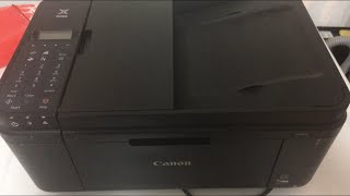 How To Change Ink Cartridges On A Canon Pixema MX492 [upl. by Anerec972]