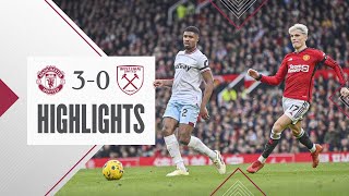 Manchester United 30 West Ham  Premier League Highlights [upl. by Goode385]