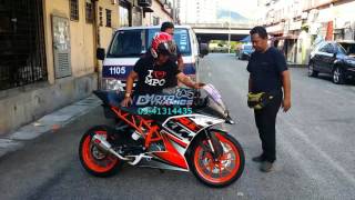 KTM RC 250 PowerTRONIC ECU Topspeed above 200kmh  Motodynamics Technology Malaysia [upl. by Son481]