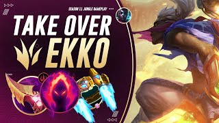 Why You Can TAKE OVER With Ekko Using Great Teamfighting  S11 Jungle Gameplay Guide amp Time Build [upl. by Cida912]