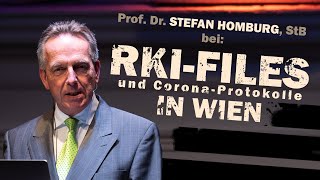 quotDie RKIProtokollequot  Eröffnungsvortrag von Prof Dr Stefan Homburg bei quotRKIFiles in Wienquot [upl. by Atla]