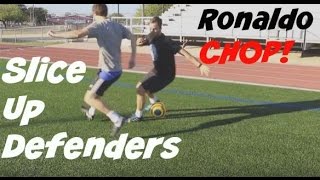 1v1 SOCCER MOVE To Beat Defenders Like RONALDO  Outside Midfielder Tips [upl. by Harimas2]