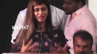 I Spoke bad words during Audition instead tamil Malavika  Meesaya Murukku Success Meet  nba 24x7 [upl. by Kraus]