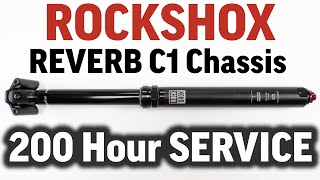 Rockshox Reverb C1 200 hour Service guide for beginners Quick cheap amp easy for maximum results [upl. by Ajtak905]