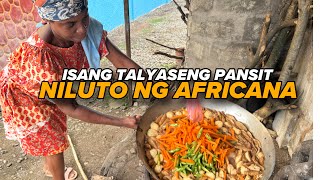 ISANG TALYASENG PANSIT…NILUTO NG AFRICANA [upl. by Hteazile927]