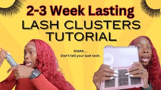 Lash Clusters Tutorial By Dyme Galore [upl. by Myron]