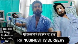 RHINOSINUSITIS SURGERY  DNS rhinosinusitis CRS endoscopic sinus surgery FESS rhinosinusitis [upl. by Nosemyaj]