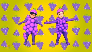 🍇 Grape Song for Kids 🍇 Fun amp Educational Nursery Rhymes [upl. by Elaynad]