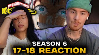 THIS BACKSTORY IS SO SAD  My Hero Academia SEASON 6 Ep 1718 REACTION [upl. by Alimat805]