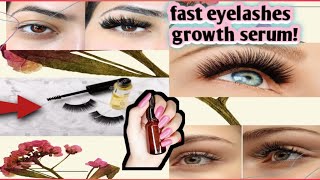 GET LONGER Eyelashes FAST With This Serum rapid lash growth by zaibkayani [upl. by Tiny899]