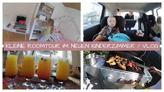 ROOMTOUR KINDERZIMMER💜💙  AUFRÄUMEN  DEKO  DAILY VLOG [upl. by Kursh]