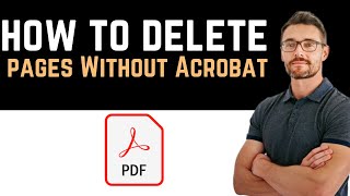 ✅ How To Delete Pages From PDF File Without Acrobat Full Guide [upl. by Norra]