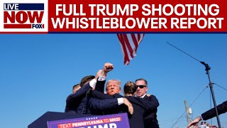 Trump Rally Shooting FULL Whistleblower Report from Josh Hawley with MASSIVE Secret Service failures [upl. by Bounds]