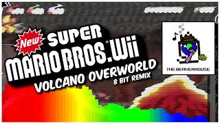 New Super Mario Bros Wii Volcano Overworld 8 Bit Remix [upl. by Ormiston]