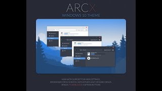 Install ARC X Theme For Windows 10 Letest [upl. by Ecyak713]