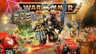 2nd Edition 40k Blood Angels VS Black Legion [upl. by Clarkson521]