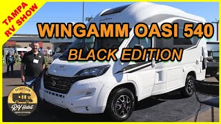 Wingamm Oasi 540 Black Edition Tour  Tampa Florida RV Super Show  Wingamm RV [upl. by Nnaeirb]