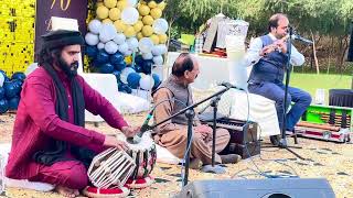 Mare Dholna Sun live Salman Adil Flute Tabla Accompanying Qamar Babar [upl. by Hapte]