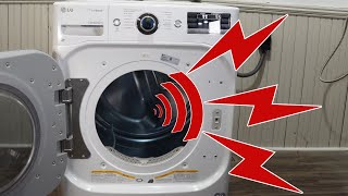 LG Dryer Noise  How to Find and Fix a Squeal Squeak or Bumping Noise [upl. by Euqimod]