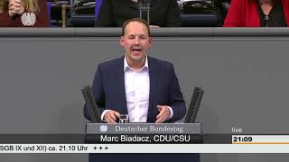 Marc Biadacz EUGasGeräteVerordnung Änderung SGB IX und XII Bundestag 13122018 [upl. by Anelad]