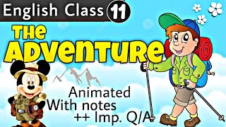 The Adventure  Class 11  in Hindi   The Adventure Class 11 hornbill class11english [upl. by Niemad134]