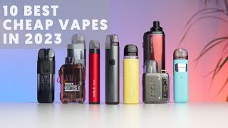 10 Best Cheap Vapes In 2023 [upl. by Arahahs]