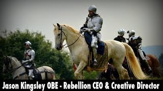 Jason Kingsley OBE  Rebellion CEO Jousting at the Royal Armouries team tournament [upl. by Iat]