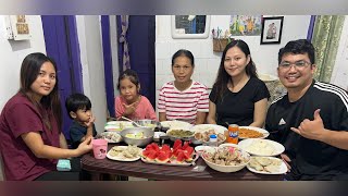 Mary lungtup chu kabolpeh taove  Family Mukbang [upl. by Dalli157]