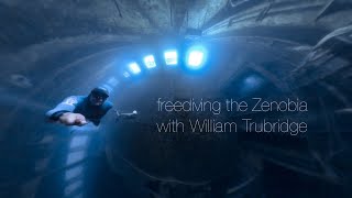 Freedive with William Trubridge and me through this wreck  can you hold your breath the whole time [upl. by Ecirtnom]