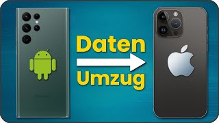 Daten von Android auf iPhone übertragen iOS 📱 Bilder Kontakte Apps [upl. by Rowena]