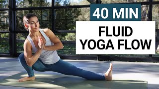 40 Min Fluid Vinyasa Yoga Flow  Full Body Intermediate  Advanced Yoga [upl. by Constantia]