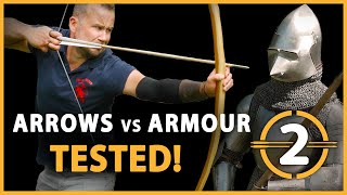 MEDIEVAL ARMOUR TESTED  Arrows vs Amour 2 [upl. by Galatea103]