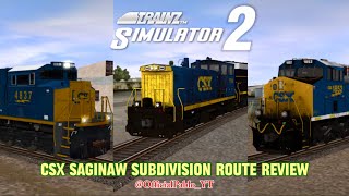 Trainz Simulator 2  CSX Saginaw Subdivision Route Review [upl. by Ablasor]