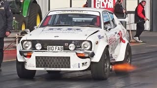 RB30 Datsun 120Y runs 1005 at 132 mph [upl. by Alic210]