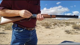 Shooting my Winchester Model 1892 44 magnum current production 荒野大嫖客 [upl. by Clarie422]