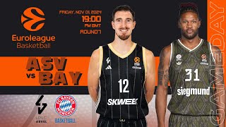 LDLC ASVEL Villeurbanne vs FC Baryern Munich I Euroleague Live Score Updates [upl. by Kiryt]