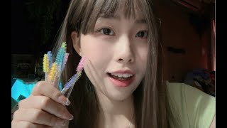 【ASMR】ASMR Sleep Voice from Nail tapping on teeth Sleep Aid Voice수면 보조 오디오  スリープオーディオ [upl. by Rosio645]