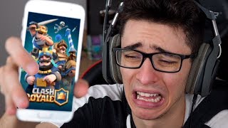 ME DEI MUITO MAL POR SER VICIADO EM CLASH ROYALE [upl. by Euk583]