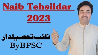 How to Pass Naib Tehsildar 2023 Exam  نائب تحصیلدار کی تیاری  Naib Tehsildar 2022 by BPSCPPSC [upl. by Lamp336]